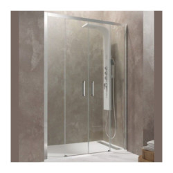Mampara Ducha Frontal 2 Fijos + 2 Correderas AKTUAL SPAZIO GME